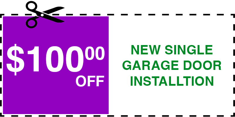 100 off garage door repair Whitestone