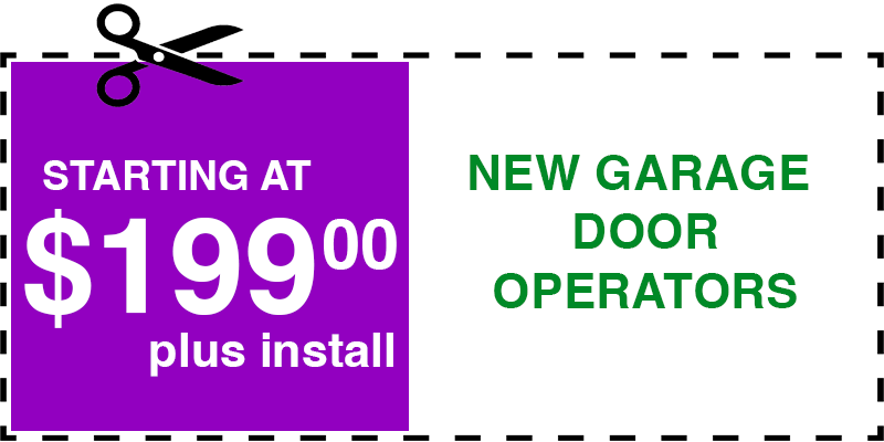 199 garage door operators Whitestone