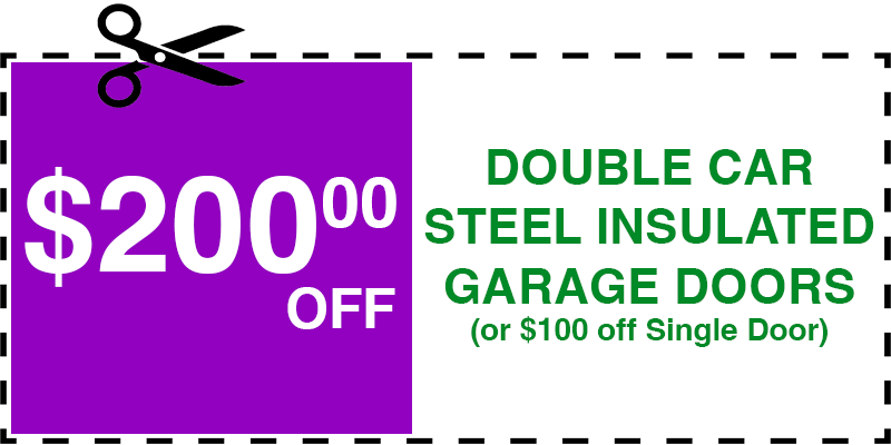 200 off garage door repair Whitestone