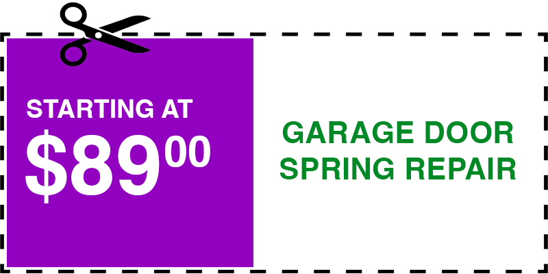 89 garage door SPRING repair Whitestone