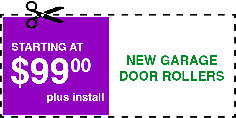 99 new garage door rollers Whitestone